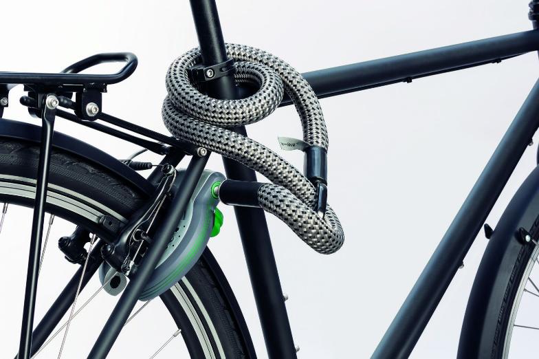 Flexible Bügelschloss-Verlängerung tex-lock mate Loop-Through-Anwendung