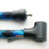 opened lock body from tex–lock orbit  with blue-black textile rope