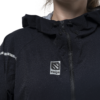 raijn dames zwart met zilveren logo